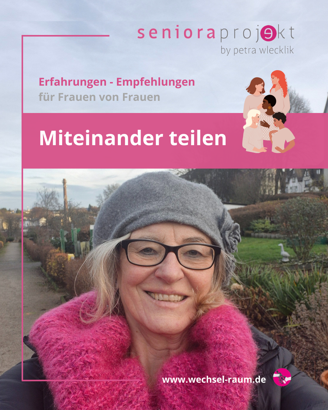 Bild zum Beitrag Miteinander. Mein Leben im SENIORA-Projekt: erfüllt von großer Dankbarkeit, mit vielfältigen Erfahrungen und neuem Fokus.